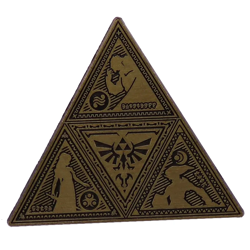 

Triangle Power Brooch Retro Badge Hi-Q Wholesale Pins for Backpacks Enamel Pin Badges on Backpack Cute Brooches for Women Lapel