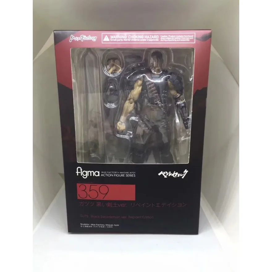 Фото Игровая фигурка Berserk Figma 359 #   Фигурка аниме-персонажа Гатса, версия «Черный мечоносец», Repoint Edition №1
