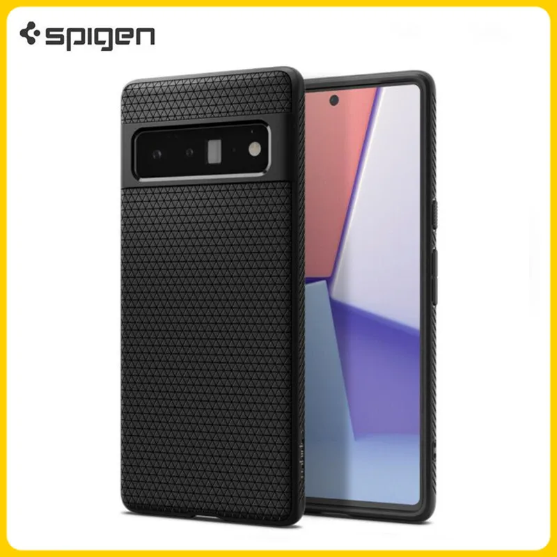 

Original Spigen Liquid Air Case For Google Pixel 6 Pro Pixel6Pro 6Pro Shockproof Ultra Slim Matte Cover Soft TPU Cases