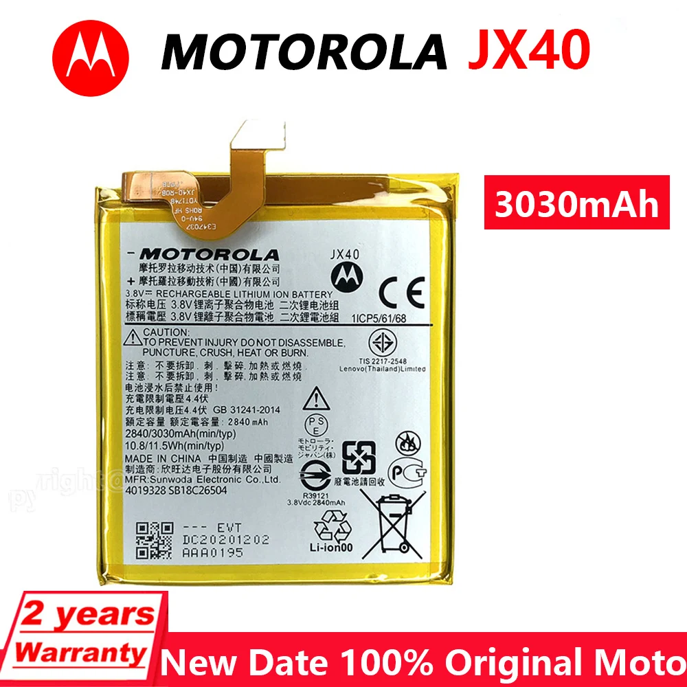 

100% Original Motorola 4100mAh New Battery For MOTOROLA MOTO JX40 High Quality Batteries With Tracking Number
