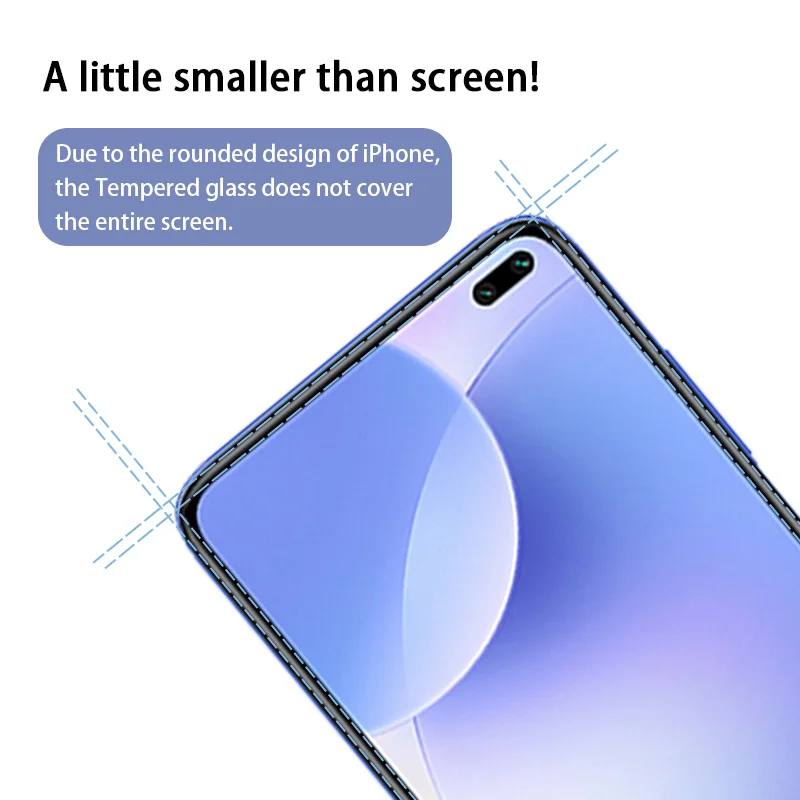Закаленное стекло для Xiaomi Redmi Note 11 10 9 8 7 Pro 10S 9S защитная пленка экрана 9A 9T 9C NFC