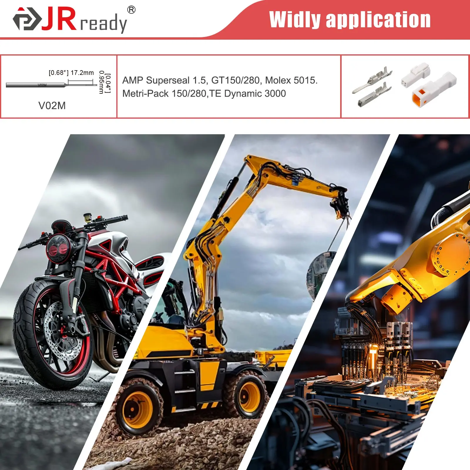 Инструмент для извлечения JRready JRconDRK-V02M для различных малых одинарных пружинных клемм или внутренних пружинных клемм (art.: 3920d486e552e) - 3920d486e552e