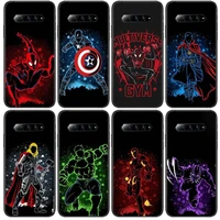 black marvel art hero phone case for xiaomi redmi black shark 4 pro 2 3 3s cases helo black cover silicone back prett mini cover
