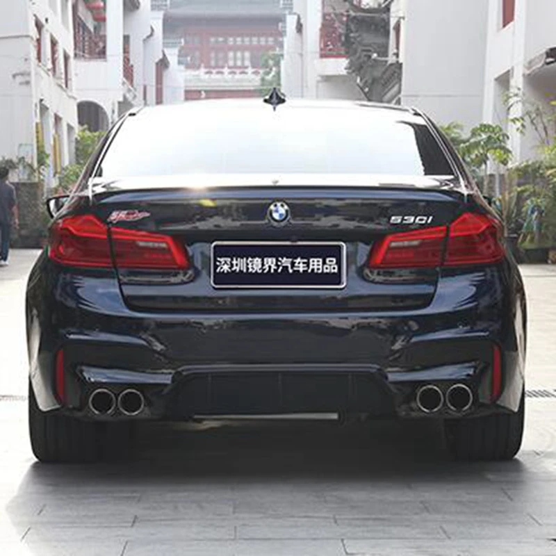 Новый углеродный узор в стиле M5 задний диффузор для губ B-MW 5 серии G30 2021