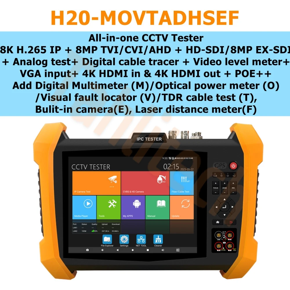 

TahLiTech 8-дюймовый IPC-тестер 8К