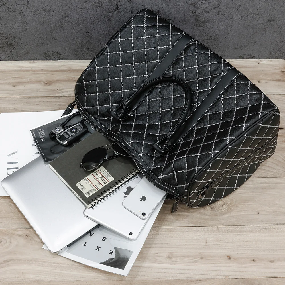 Men Travelling Bags And Luggage For Men Fashion Motorcycle Luggage Bag Large Capacity Travel Bags Men Leather Shoulder Handbags