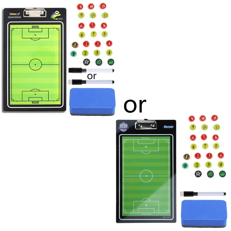

Professional Football Magnetic Tactic Coaching Board Soccer Coaches Football Magnetic Tactic Board with Write Wipe Pen N58B