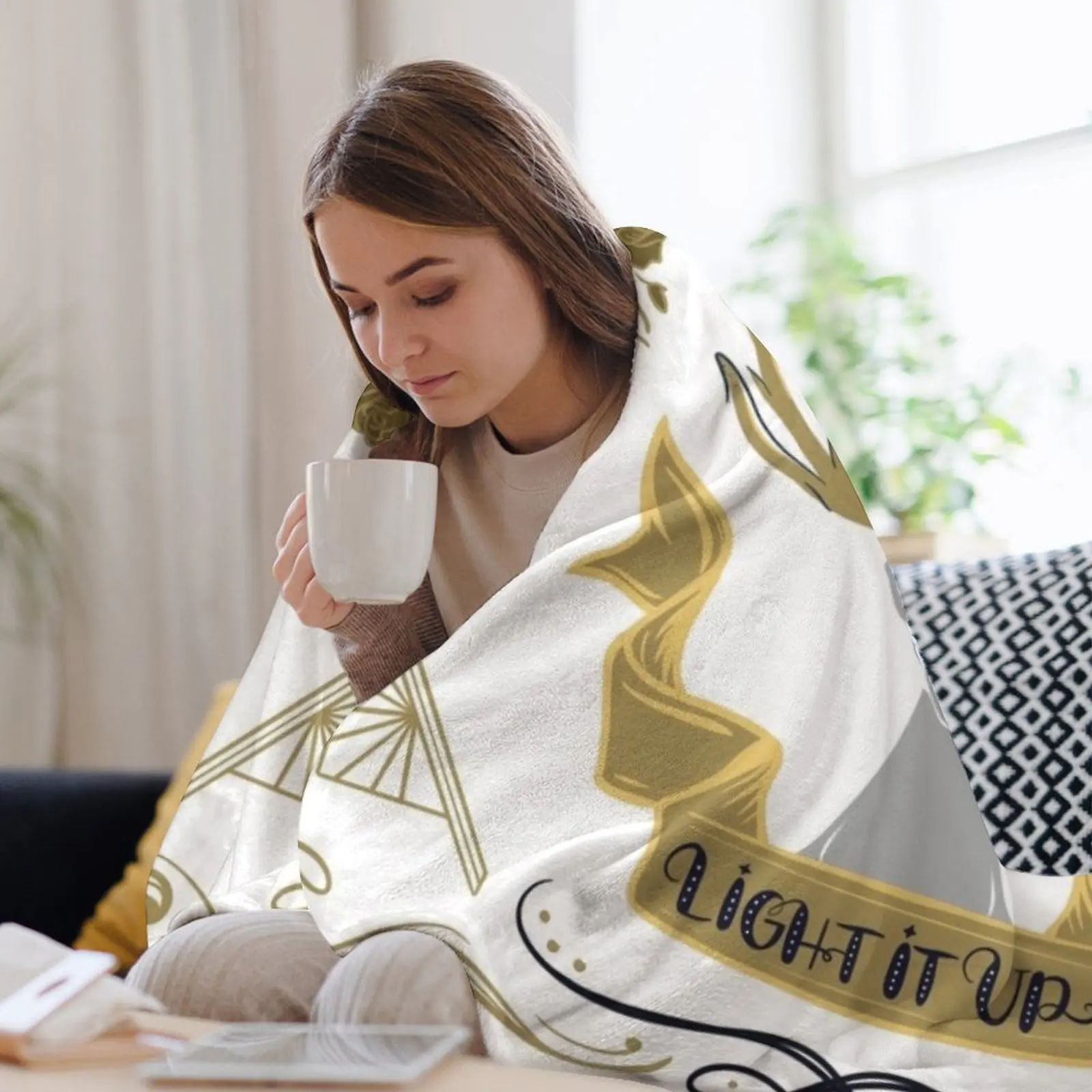 Свет его | сархрест Одеяло Сара Дж Маас Retros тяжелое одеяло для сна