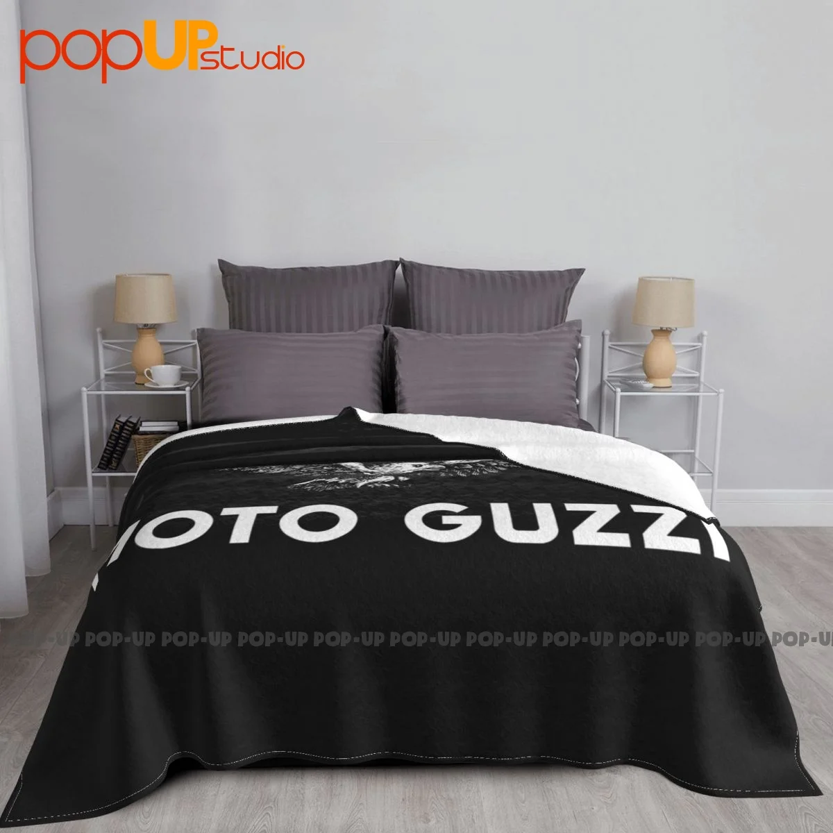 Мотоциклетное одеяло Moto Guzzi с логотипом Gp высокое Фланелевое покрывало на диван