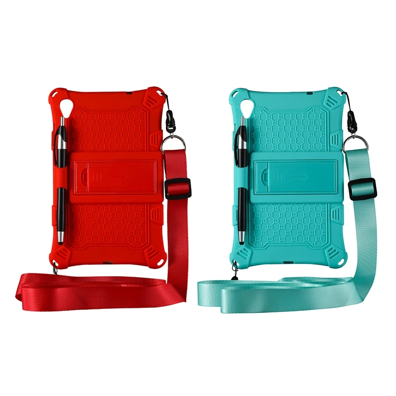 

2Set Case For Lenovo Tab M8 FHD TB-8705F/N Tab M8 HD TB-8505X/F Case For Lenovo M8 8705 With Pen And Strap (B & D)