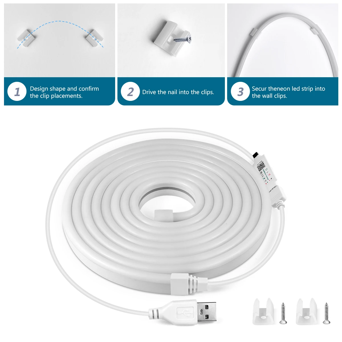 Malitai 5V RGB неоновая светодиодная лента для детской комнаты