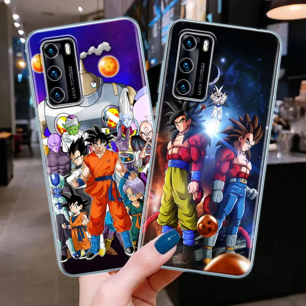 

DragonBall Son Goku Anime Clear Silicone Phone Case For Huawei P30 P40 P20 Lite P50 Pro P Smart Z 2019 Soft TPU Back Cover