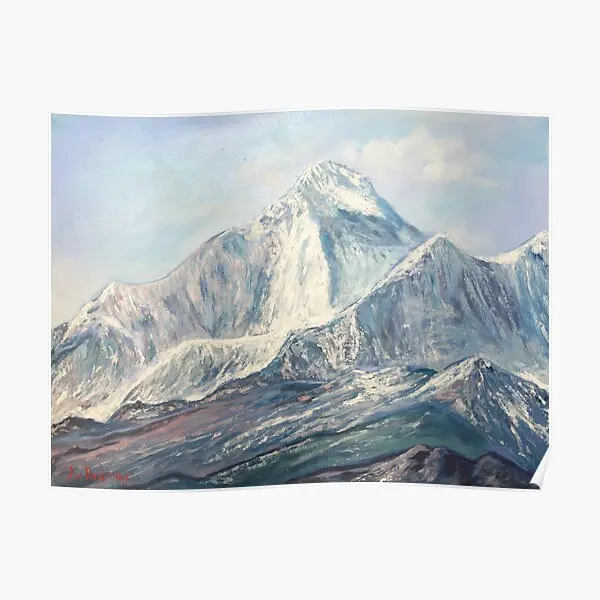

Dhaulagiri Massif Original Nepal Mountai Poster Decor Decoration Modern Picture Home Print Mural Funny Wall Vintage No Frame