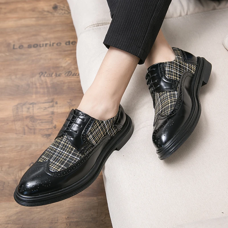 YOSBOGR/мужские повседневные деловые туфли-лодочки весенне-осеннего сезона с