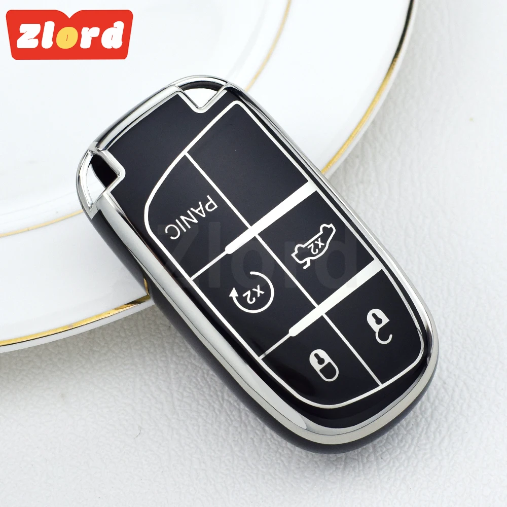 Для Jeep Cherokee Wrangler Compass Renegade Grand Patriot 5-кнопочный смарт-брелок защитный чехол