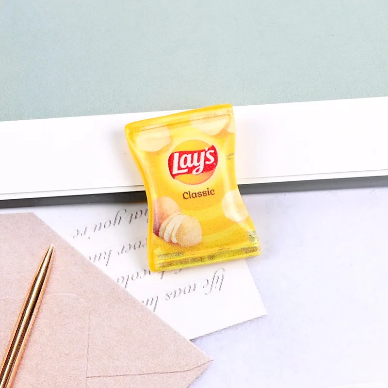 

10 шт., полимерные мини-чипсы для картофеля