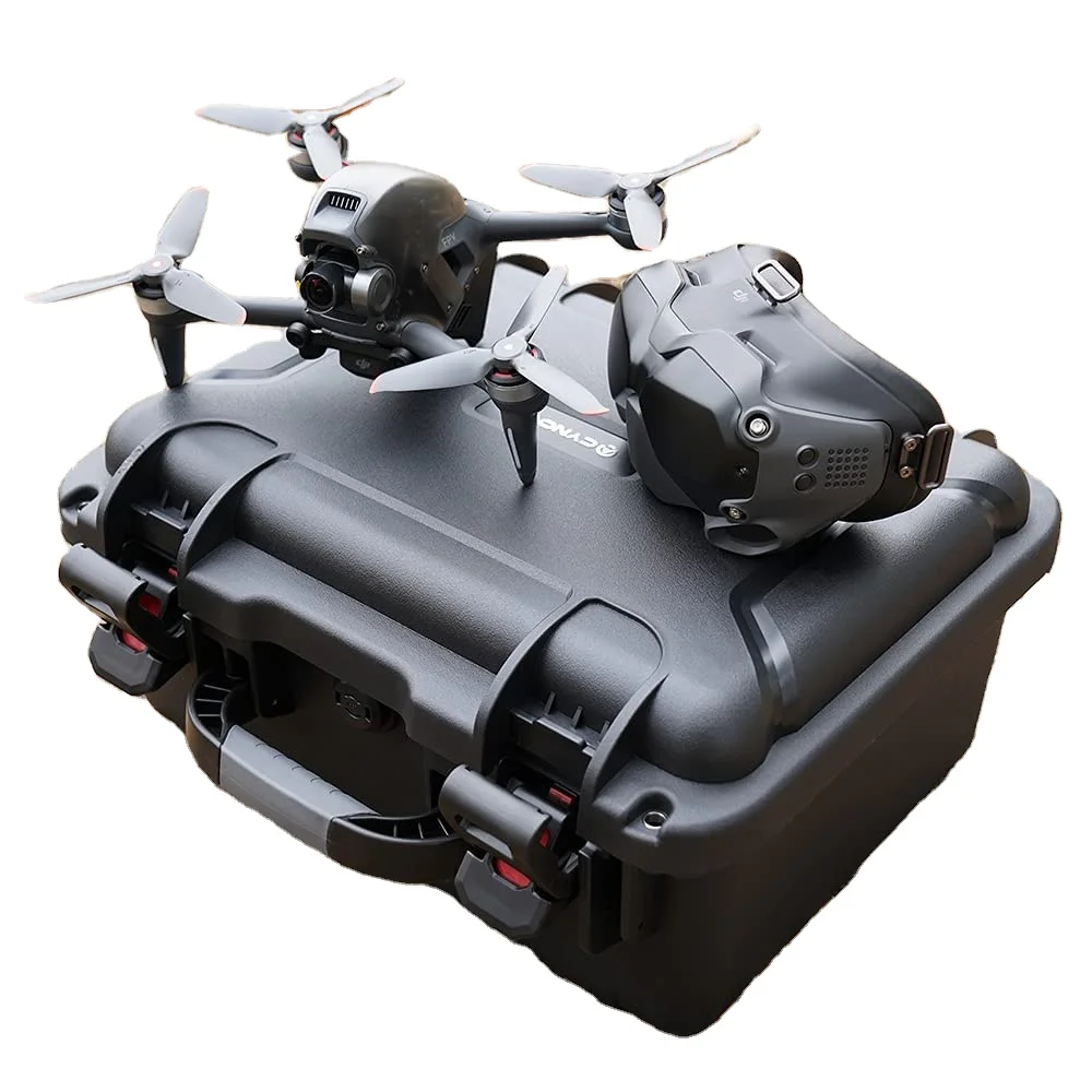 

High Density Plastic Hard Case For DJI FPV Drone Waterproof Drone Case Bag