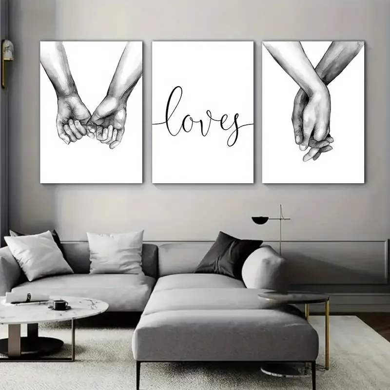 Современная классическая картина распылением печать на холсте набор из 3