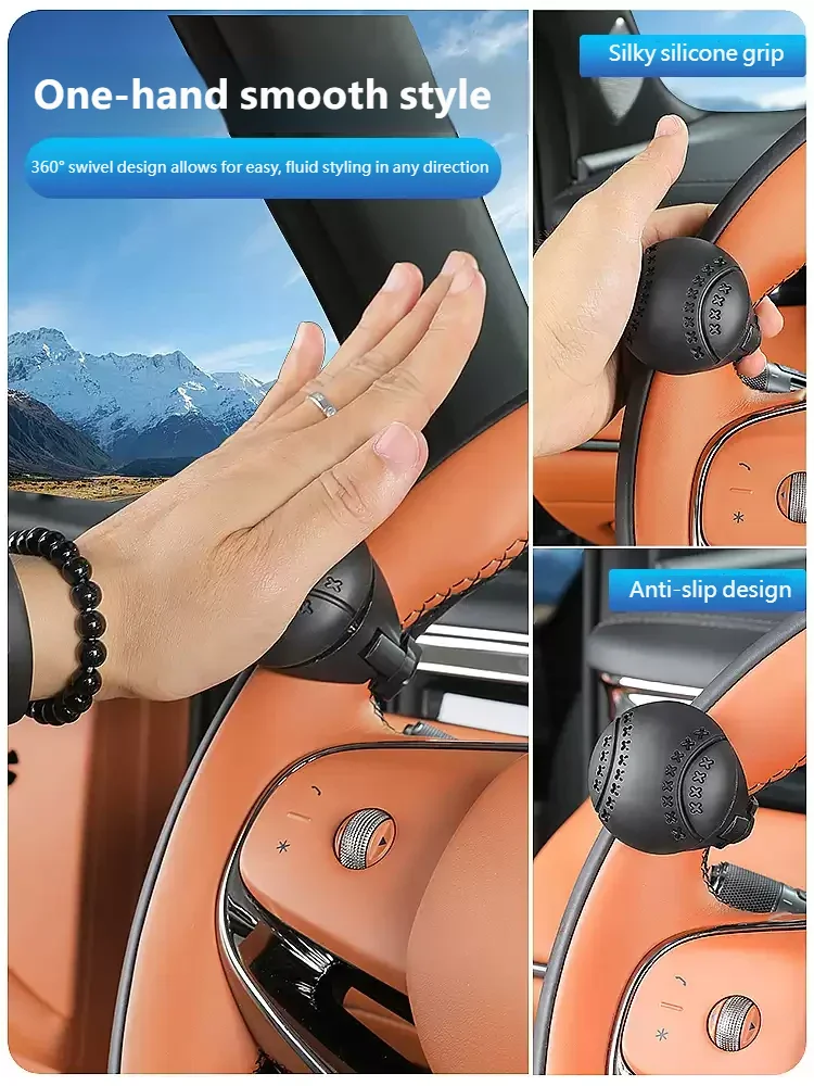 Фото Для Changan Qiyuan Nevo A06 2026 2027: Руль с усилителем поворотов (Power Ball), усилитель рулевого управления, приспособление для управления одной рукой №3