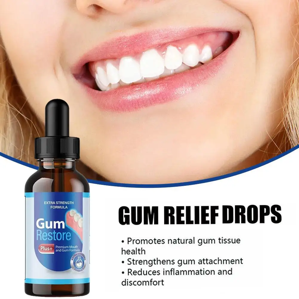 

30ml Gum Repair Oral Gum Care Liquid For Gum Restore Relief Natural Oral Care Drops Relieves Receding Gums Health Care H4D8
