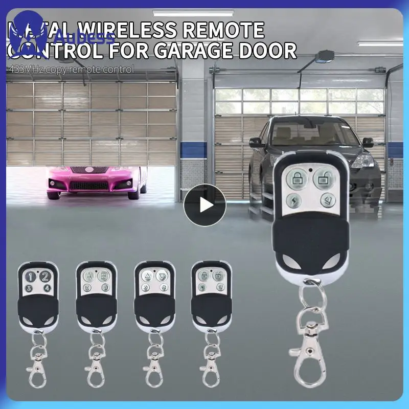 

2020 hot Four Buttons And Four Types Electric Cloning Universal Gate Garage Door Opener Remote Control Fob 433mhz With battery
