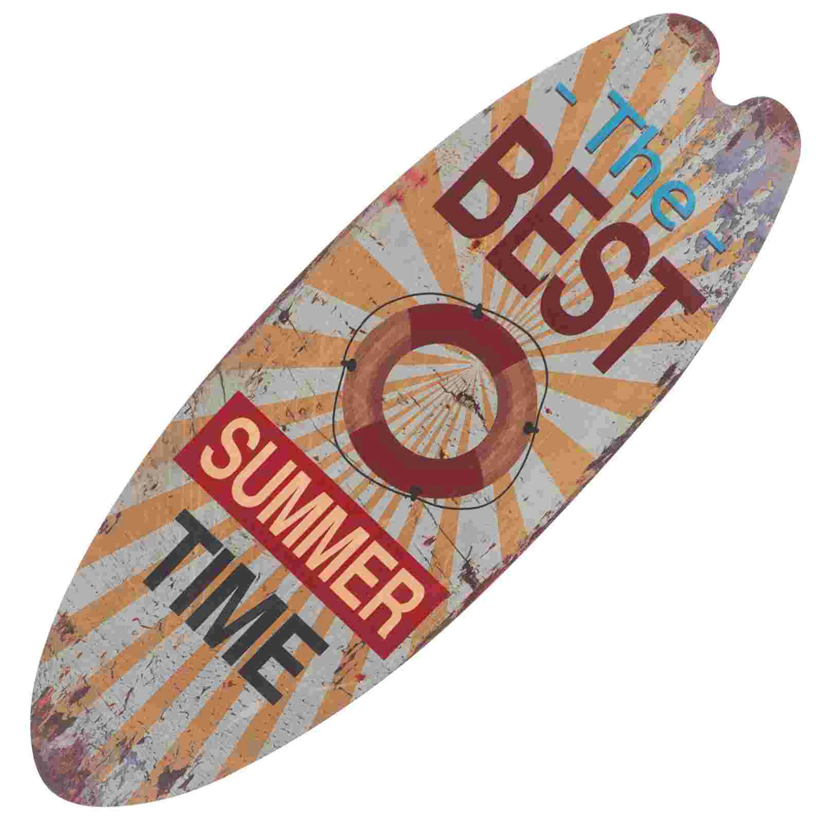 

Surfboard Wooden Sign Summer Beach Signs Room Decor Outdoor Decoration Wall Hanging The Bathroom