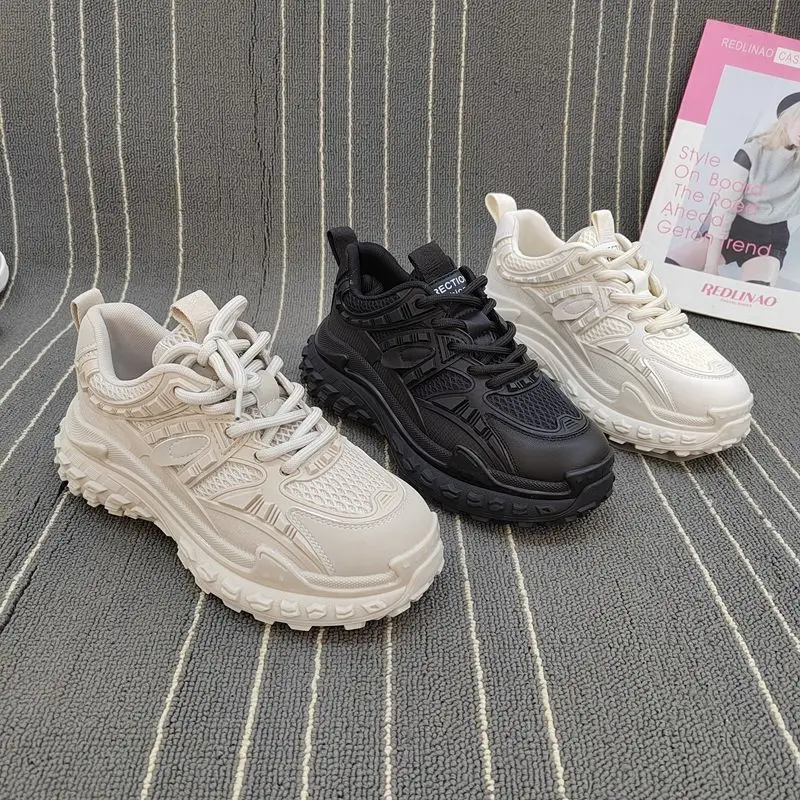 

Classic Durian Soles Women's Shoes New INS Popular Sneakers Comfortable Thick Soles Sports Shoes Elevated Casual Shoes