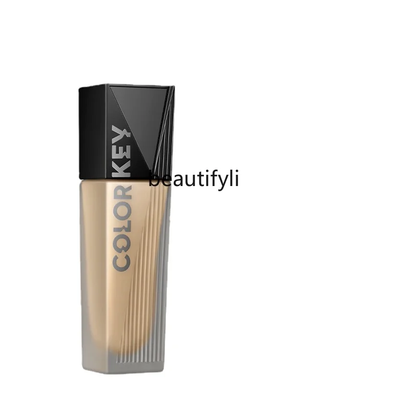

zq Black and White Liquid Foundation Long-Lasting Fit Makeup Dry Skin Oil Skin