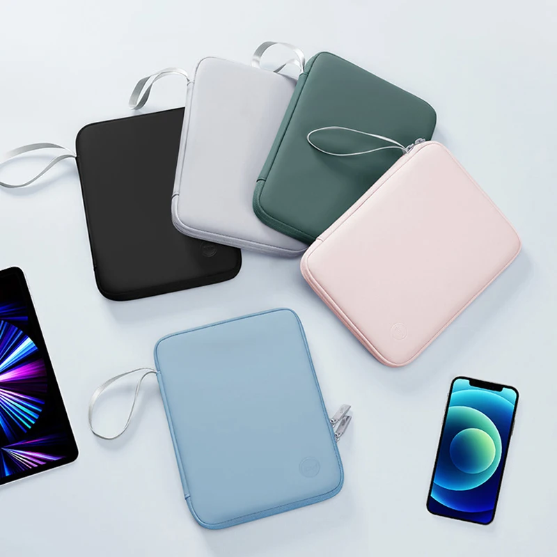 

For iPad Storage Bag 7.9 10.9 12.9 iPad 9th Generation Case Pu Waterproof Large Capacity Organizer Tablet PC Storage Bags New