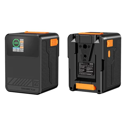 ZGCINE X160 V-образный аккумулятор 14,8 В 156 Вт·ч V-образный аккумулятор с замком V-образной формы PD, быстрая зарядка, внешний аккумулятор, вспомогательный аккумулятор для камеры DSLR