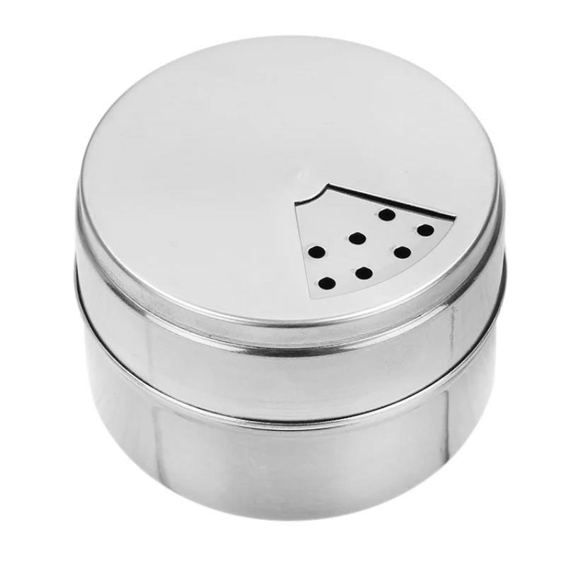 

Cooking Gadgets Camping Barbecue Spice Jar Toothpick Holder Rotating Cover Salt Sugar Shaker Pepper Bottle Salt Bottle