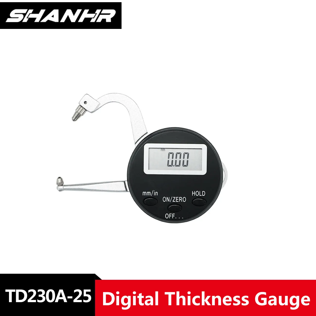 SHANHR Цифровой штангенциркуль 0-25 мм