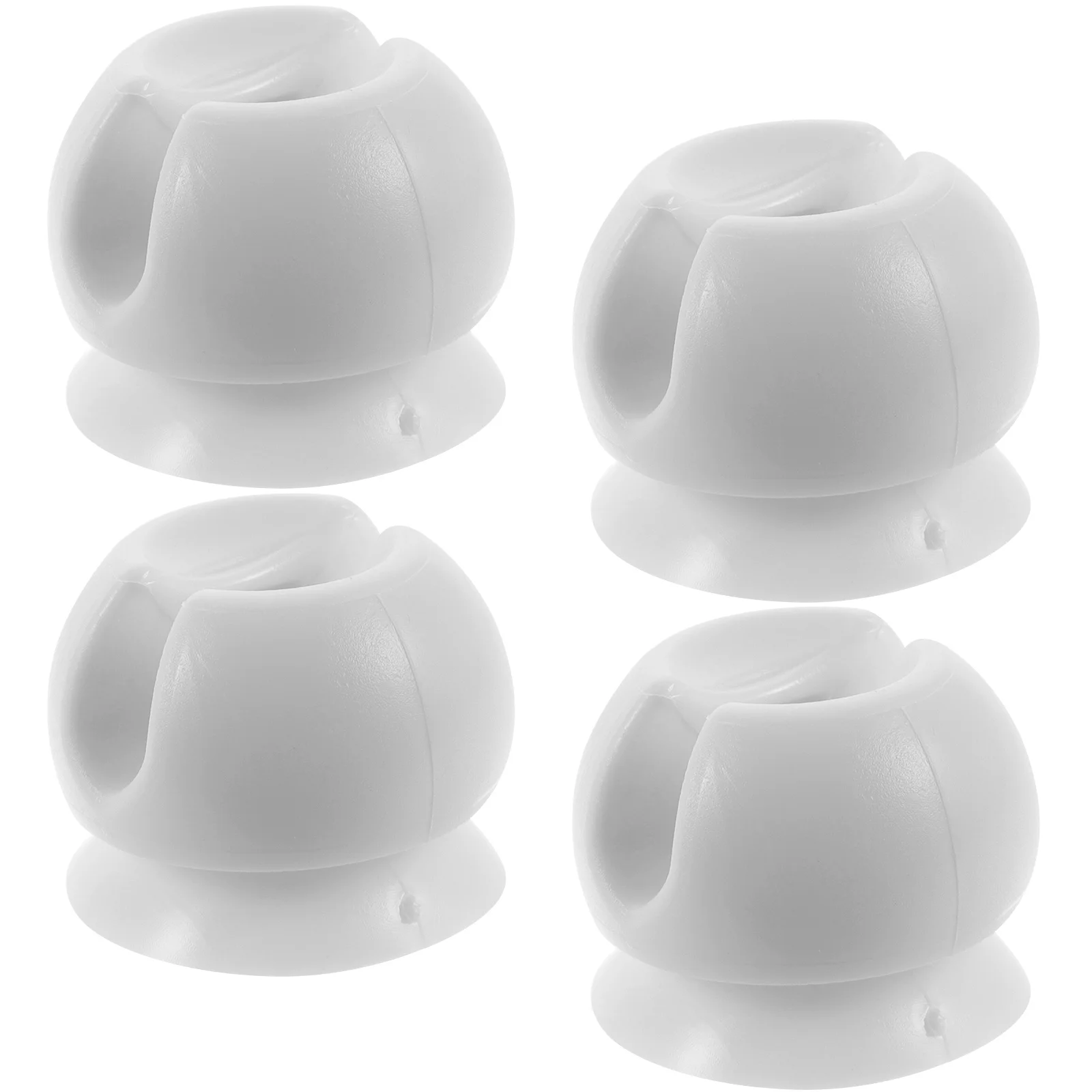 

4pcs Wall Mounted Holder Suction Cup Toothbrushes Holder Stand