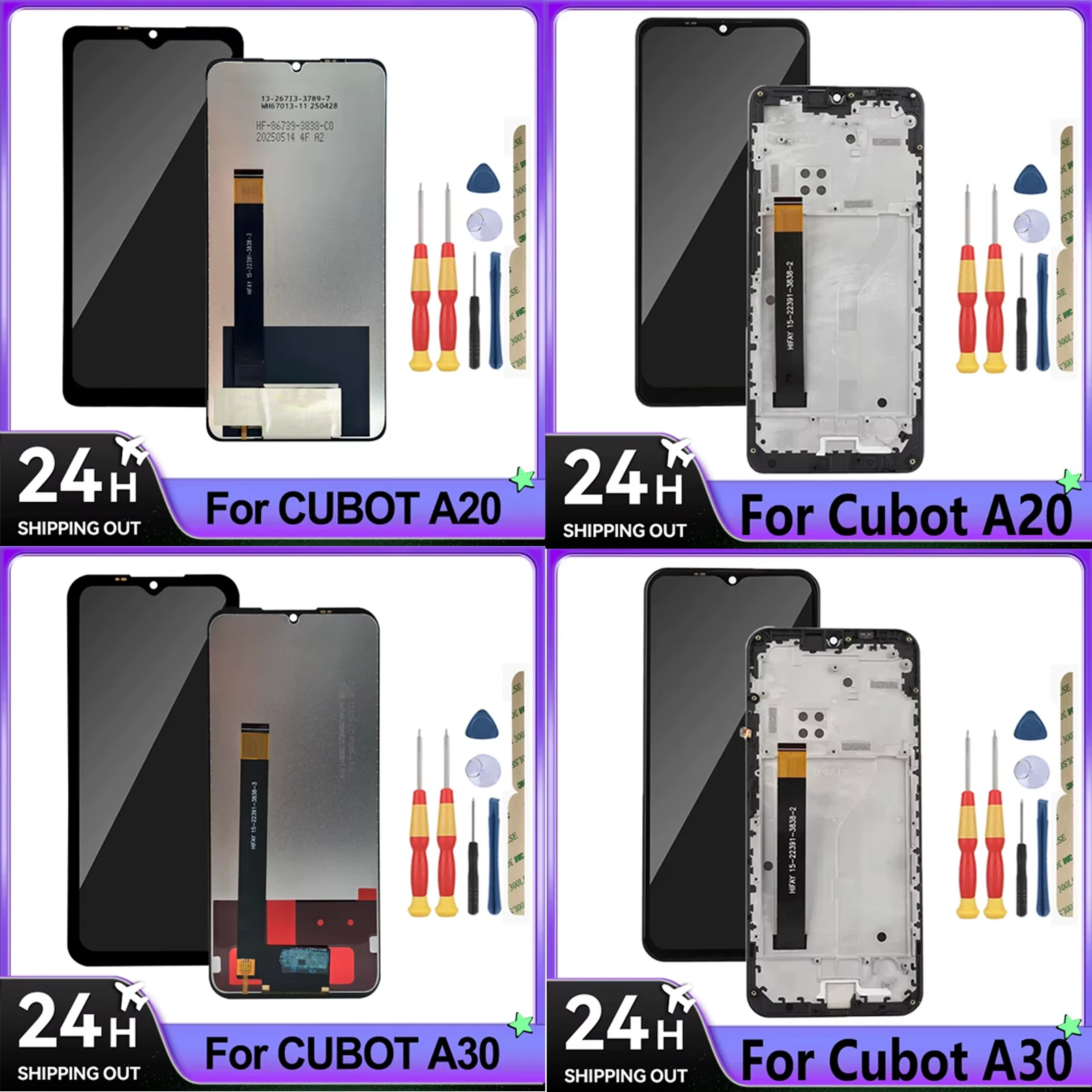 Для Cubot A10 A20 A30 A40 ЖК-дисплей + сенсорный экран + рамка полная сборка запасных частей для мобильных телефонов с инструментами (art.: 3920ca9ce0afa) - 3920ca9ce0afa
