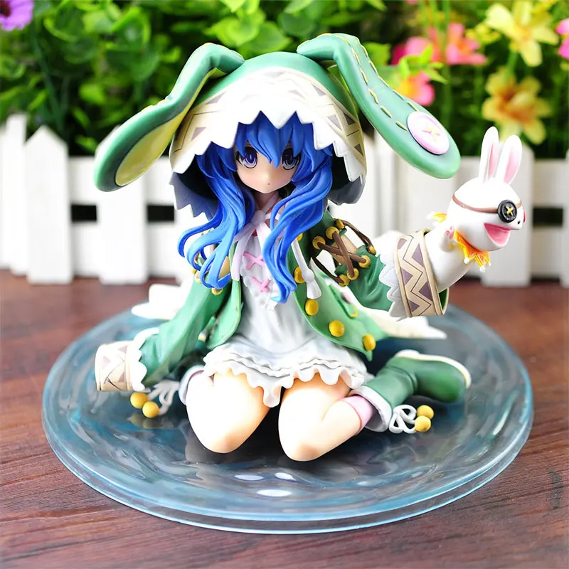 

Фигурка из аниме «свидание и прямая трансляция», модель Himekawa Yoshino, зеленые кроличья на коленях, экшн-фигурки, Коллекционные детские игрушки, ...