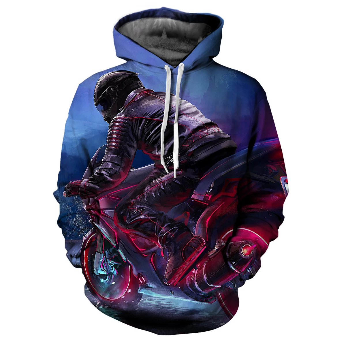 

Мужская свободная толстовка Trendcar machine3Dprinting, Повседневный пуловер большого размера, популярная уличная мода, свитер, трендовая мужская одежда