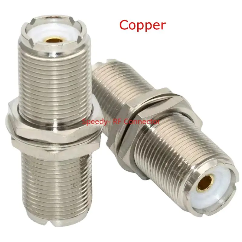 

UHF SO239 SO-239, гнездовая гайка, переборочная панель, монтажный разъем, УВЧ в УВЧ SO239, гнездо для адаптера PL259, RF, латунь, медь