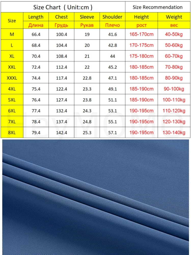 Large Size 8xl 7xl Summer Men Polo Shirts Ice Silk Short-sleeved Tee Breathable Cool Quick-dry Nylon Polos Golf T Shirts Male images - 6