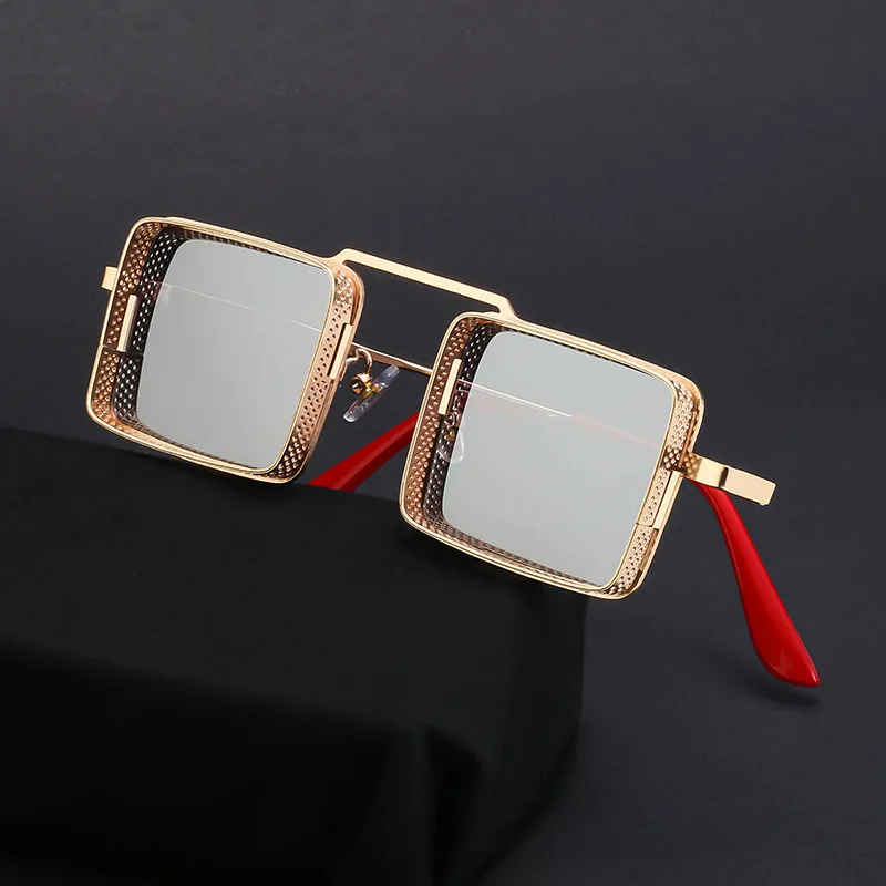 

Square Punk Sunglasses For Men Steampunk Fashion Glasses Retro Shades Vintage Gafas De Sol Vasos Decorativos Occhiali Da Sole Gg