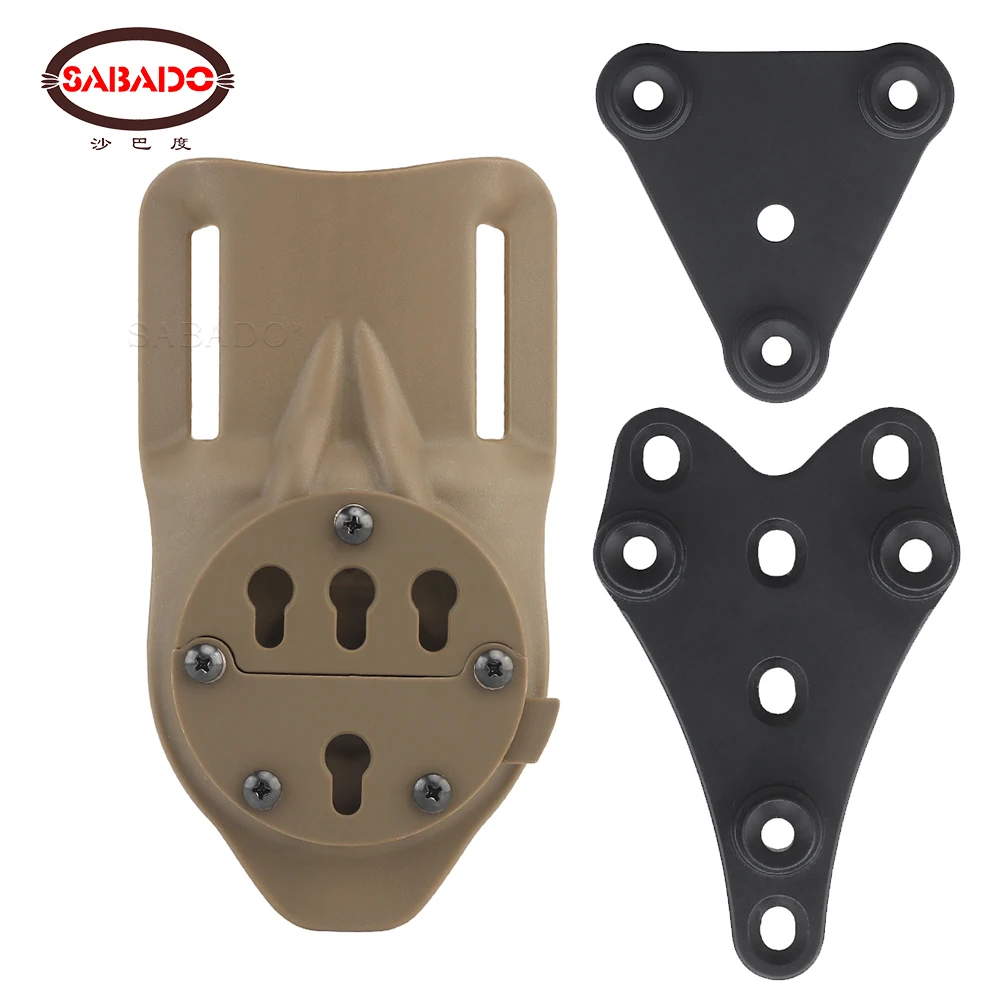 

Airsoft Gun Holster Adapter Platform For GC Pistol Holster Quick Locking GC RTI Duty Mount Adjustable Angle Adapter Plate