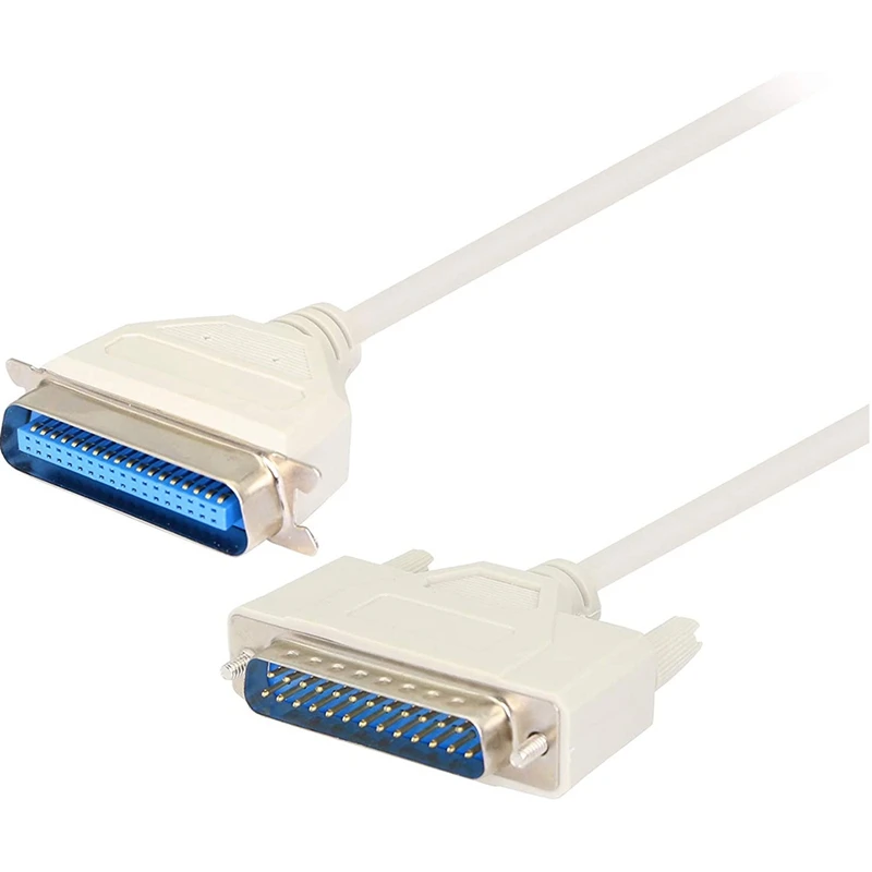 

DB25 Male To CN36 Female Parallel Printer Cable DB25 Pin To CN36 Hole Parallel Printer Cable For Computers Printers()