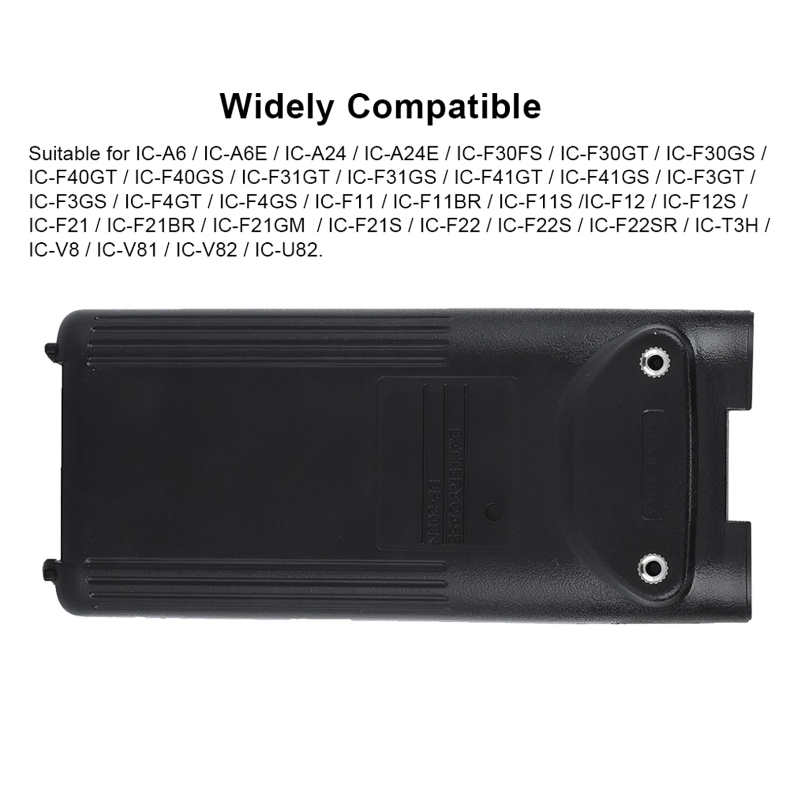 Аккумулятор для Icom Radio F22/A6/V82/V8/IC24/ICU82/большой емкости (6 * AA) черный