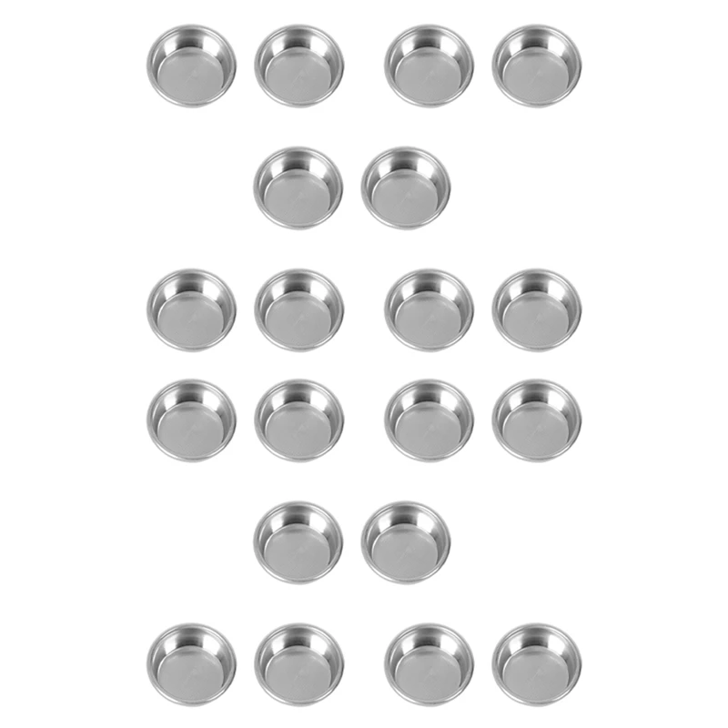 

20Pack 54Mm Filter Basket For Breville Sage 870/875/878/880 54Mm Semi-Automatic Coffee Machine Bottomless Handle Filter