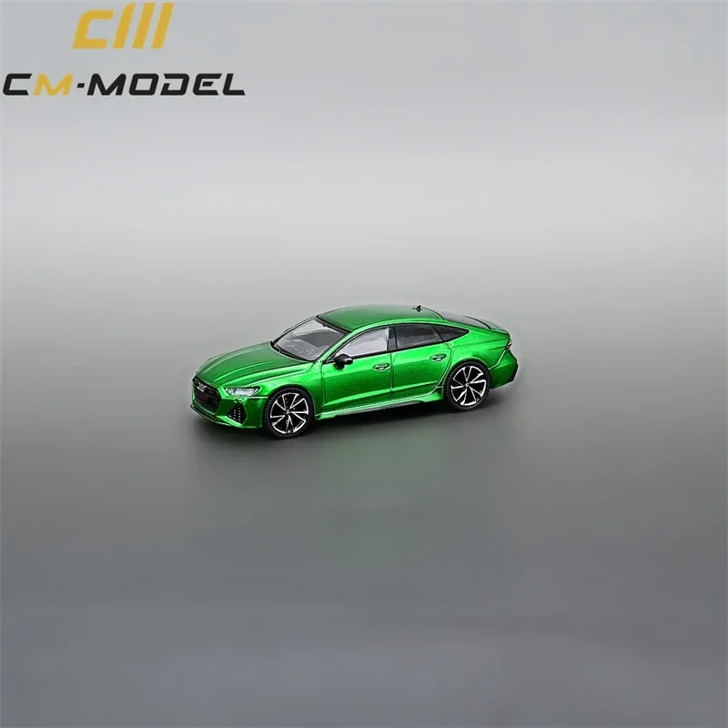 

CM MODEL 1:64 RS7 Sportback Metallic green Die-Cast Car Model Collection Miniature