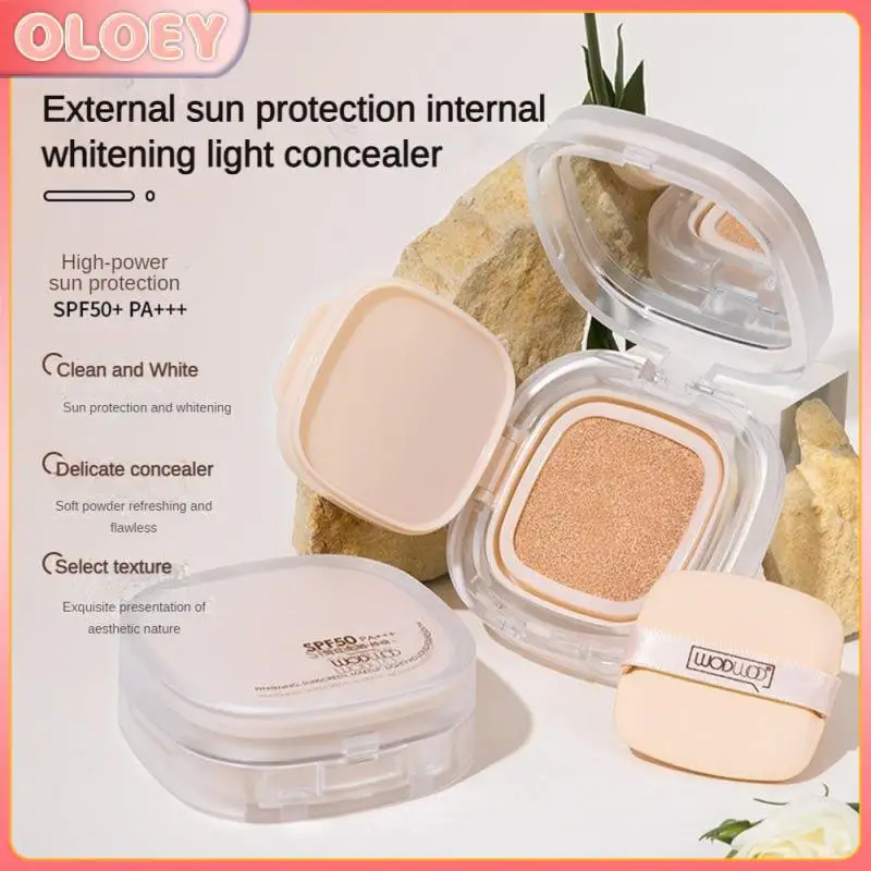 

Makeup Light Pad Moisturizing Moisturize Cushion Liquid Foundation Natural Color Boxed Oil Control Liquid Foundation Concealer