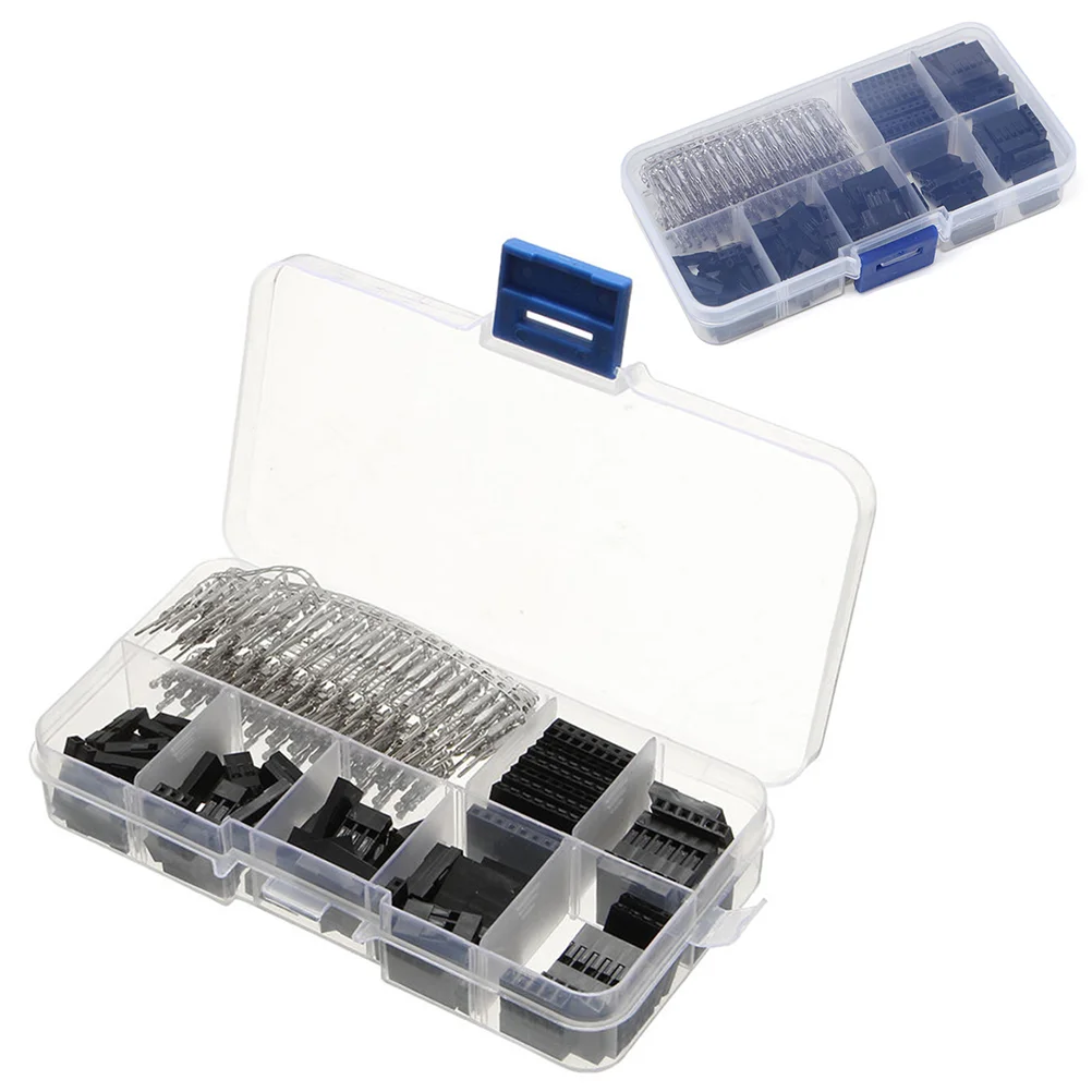 

Pack of 310 Terminal Male/ Female Jumper Pin Connectors Clamp For Electronics