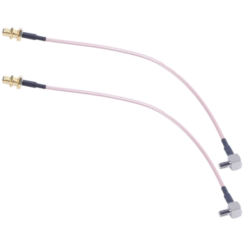 

2X 8-дюймовый SMA-гнездо для TS9 мужской телефон RG316