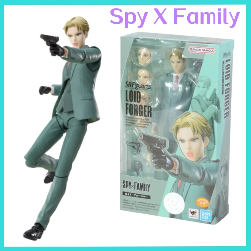

Оригинальная фигурка Bandai Shf Spy X Family Loid Forger Сумерки из ПВХ аниме экшн-фигурка из ПВХ Коллекционная модель игрушки для детей на день рождения
