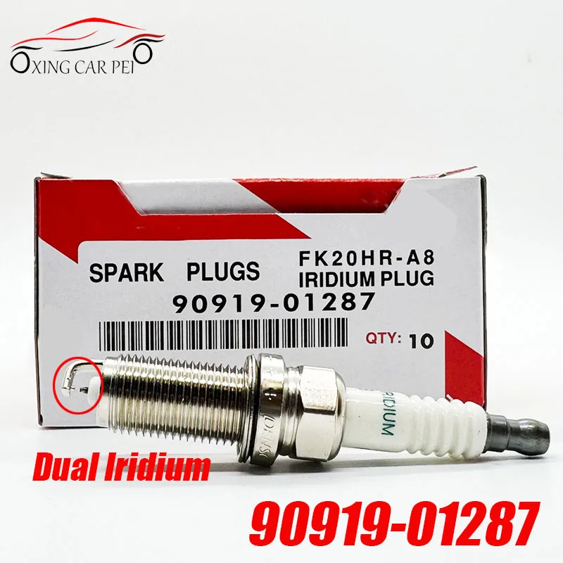 

4 шт. 90919-01287 FK20HR-A8 Iridiym Свеча зажигания 90919 01287 9091901287 FK20HRA8