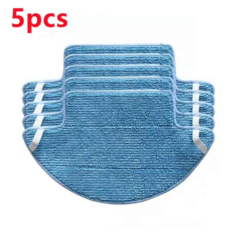 

5x Washable Reusable Mop Cloths For Ecovacs CR333 CR330 CEN330 CEN333 Robotic Vacuum Mopping Cloth Vacuum Cleaner Parts